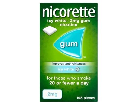 Nicorette Gum Icy White 2MG (105 Pack) Online now