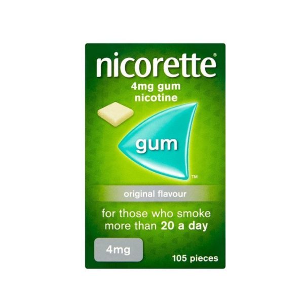 Nicorette Gum Original 4MG (105 Pack) Online Hot Sale