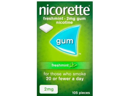 Nicorette Gum Fresh Mint 2MG (105 Pack) Hot on Sale