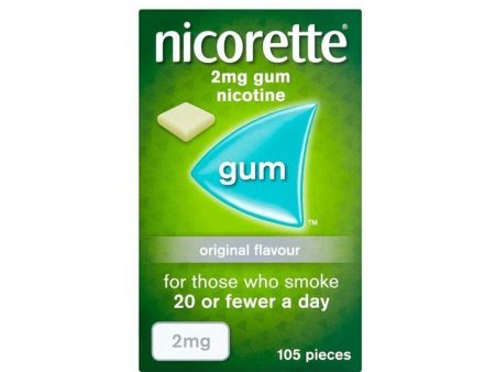 Nicorette Gum Original 2MG (105 Pack) Cheap