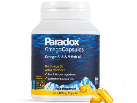 Paradox Omega Capsules (Omega Oil Supplement): 60 Pack For Cheap