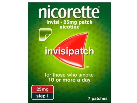 Nicorette Invisi Patch 25mg (7 Patches) Hot on Sale