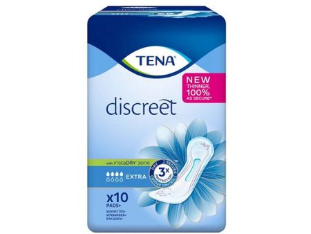 TENA Discreet Extra Pads (10 Pack) Hot on Sale