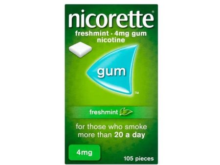 Nicorette Gum Fresh Mint 4MG (105 Pack) Cheap