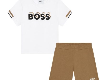 BOSS Baby Printed Logo T-Shirt & Short Set Fashion