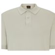 BOSS Embroidered Logo Asac Beige Sweater Polo Shirt Supply