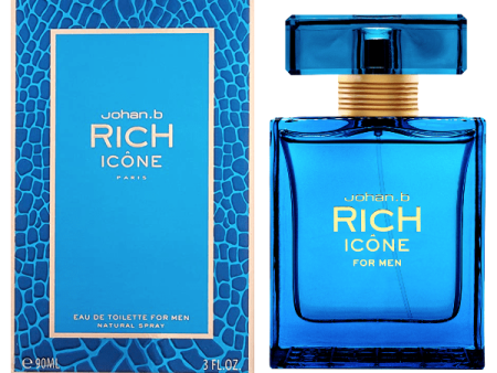 Johan.b Rich Icône Men EDT 90ml Spray Online now