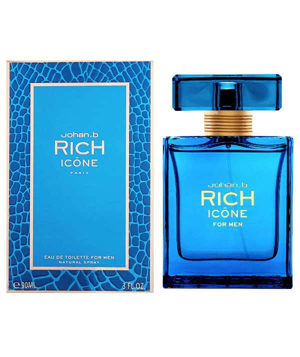 Johan.b Rich Icône Men EDT 90ml Spray Online now