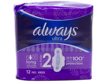 Always Ultra Long With Wings 12S  Pack size: 12 x 12s  Product code: 340471 Fashion