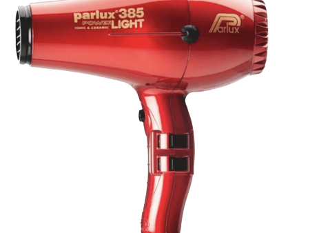 Parlux 385 Power Light Ceramic and Ionic Hair Dryer Red Online now