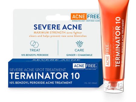 Acné Free Terminator 10 Acné Spot Treatment 1oz. 3 Pack For Cheap