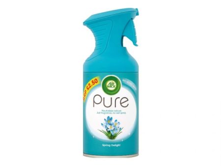 Air Wick Pure Spring Delight Air Freshener 250Ml (Pm £2.50)  Pack size: 6 x 250ml  Product code: 545753 For Sale