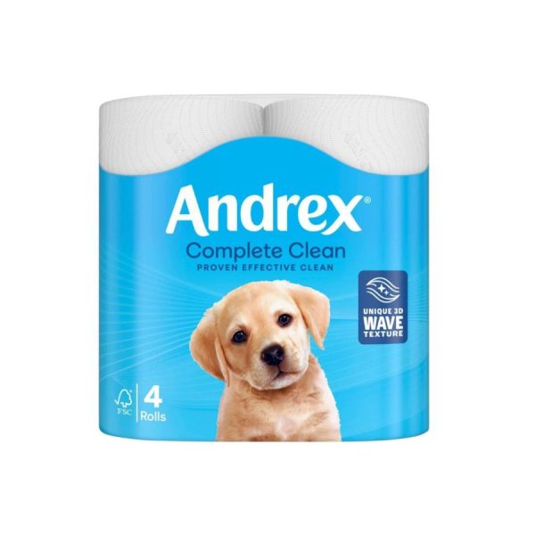 Andrex Toilet Roll White 4 s  Pack size: 6 x 4s  Product code: 421290 Hot on Sale