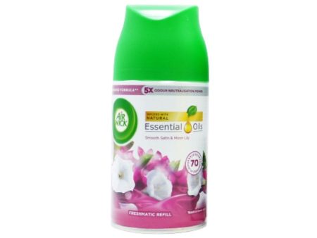 Airwick Freshmatic Refill Satin & Moon Lily 250ml  Pack size: 6 x 250ml  Product code: 541878 For Sale