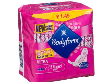 Bodyform Ultra Normal Wings 10 S Pm £1.49  Pack size: 12 x 10s  Product code: 341360 For Cheap