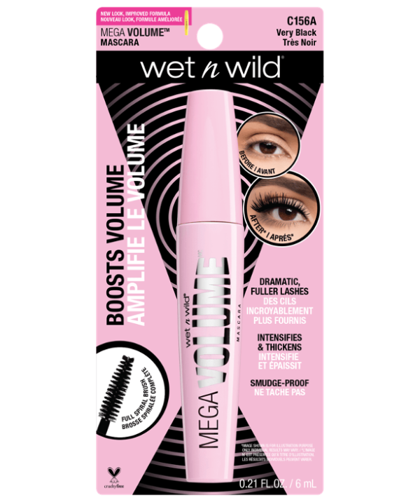 Wet N Wild Mega Volume Mascara - Very Black Fashion