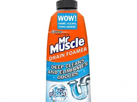 Mr Muscle Drain Foamer 500Ml  Pack size: 6 x 500ml  Product code: 557023 Fashion