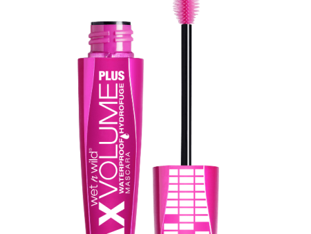 Wet N Wild Max Volume Plus Waterproof Mascara - Amp d Black For Sale