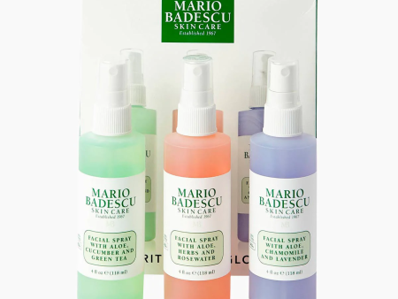 KIT DE MIST FACIALES  SPRITZ, MIST AND GLOW  - MARIO BADESCU Fashion