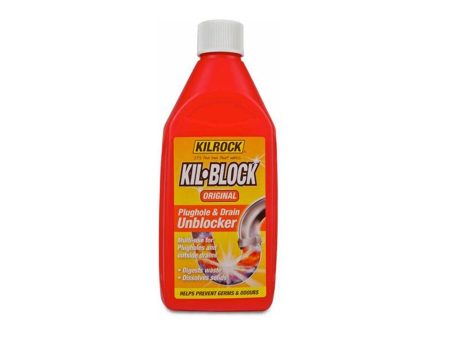 Kilrock Plughole & Drain Unblocker 500ml  Pack size: 6 x 500ml  Product code: 555611 Online Hot Sale