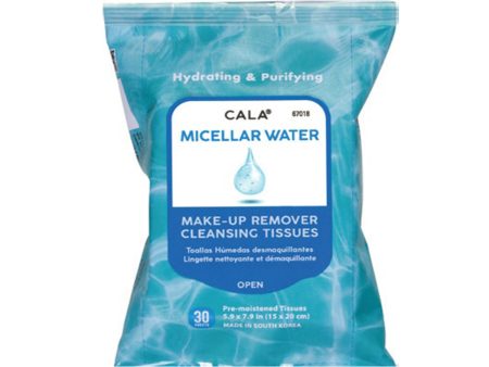 TOALLITAS DESMAQUILLANTES DE AGUA MICELAR - CALA Online