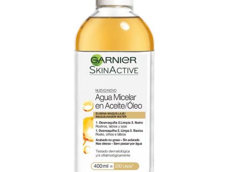 SKIN ACTIVE AGUA MICELAR DESMAQUILLANTE BIFASICA EN ACEITE 400ML - GARNIER Online