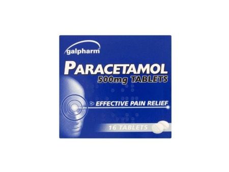 Galpharm Paracetamol Tablets 500mg 16 s WIGIG EXP 06 25  Pack size: 12 x 16 s  Product code: 176057 For Sale