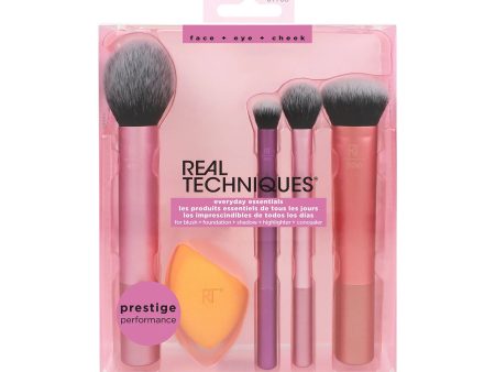 Real Techniques Everyday Essentials Makeup Brush Set Online Sale