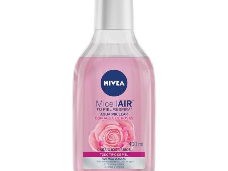 AGUA MICELAR CON AGUA DE ROSAS TODO TIPO DE PIEL 400ML - NIVEAL Online Hot Sale