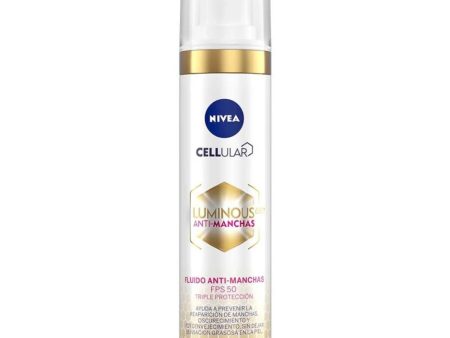 FLUIDO FACIAL CELLULAR LUMINOUS 630 ANTI MANCHAS FPS 50 DE DIA 40ML - NIVEA For Discount