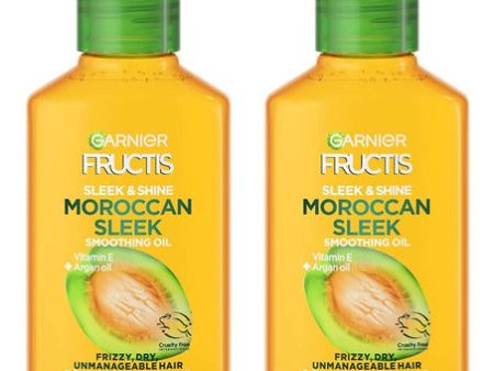 2 Aceite Argan Garnier Fructis Sleek & Shine Moroccan Oil Discount