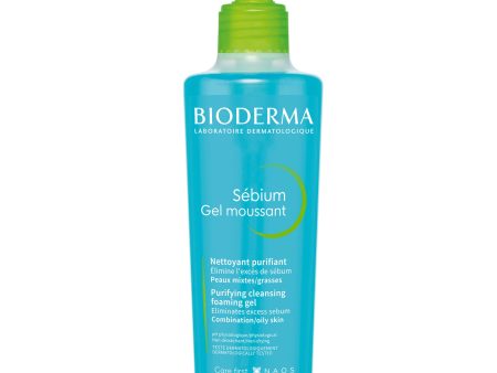 Bioderma Sebium Gel Moussant Purifying Foaming Gel Cleanser for Oily Skin 200ml For Cheap