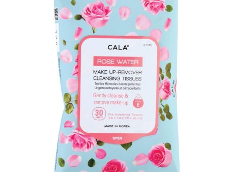 TOALLITAS DESMAQUILLANTES CON AGUA DE ROSAS - CALA For Discount