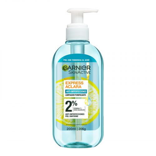 GEL LIMPIADOR FACIAL  EXPRESS ACLARA - GARNIER SKIN ACTIVE For Cheap