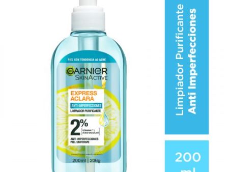 GEL LIMPIADOR FACIAL  EXPRESS ACLARA - GARNIER SKIN ACTIVE For Cheap